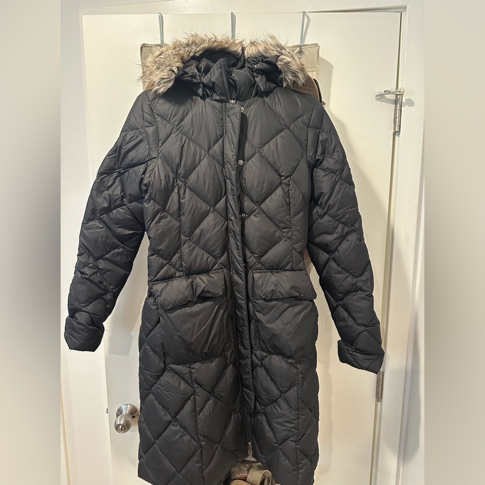 North Face Faux four down parka - Woman’s size S